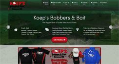 Desktop Screenshot of koepsbait.com